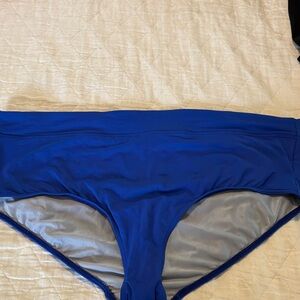 Lands' End Blue Bikini Bottom
